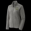 Women's Heather Microfleece Full Zip Jacket Thumbnail