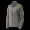 Women's Heather Microfleece Full Zip Jacket Thumbnail