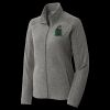 Women's Heather Microfleece Full Zip Jacket Thumbnail