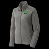 Women's Heather Microfleece Full Zip Jacket Thumbnail