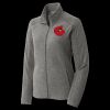 Women's Heather Microfleece Full Zip Jacket Thumbnail