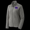Women's Heather Microfleece Full Zip Jacket Thumbnail
