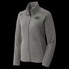 Women's Heather Microfleece Full Zip Jacket Thumbnail