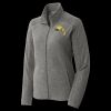 Women's Heather Microfleece Full Zip Jacket Thumbnail