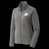 Women's Heather Microfleece Full Zip Jacket Thumbnail