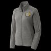 Women's Heather Microfleece Full Zip Jacket Thumbnail