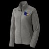 Women's Heather Microfleece Full Zip Jacket Thumbnail
