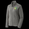 Women's Heather Microfleece Full Zip Jacket Thumbnail