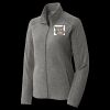 Women's Heather Microfleece Full Zip Jacket Thumbnail