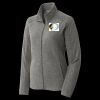 Women's Heather Microfleece Full Zip Jacket Thumbnail