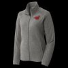 Women's Heather Microfleece Full Zip Jacket Thumbnail