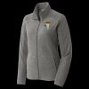 Women's Heather Microfleece Full Zip Jacket Thumbnail