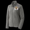 Women's Heather Microfleece Full Zip Jacket Thumbnail