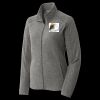Women's Heather Microfleece Full Zip Jacket Thumbnail