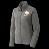 Women's Heather Microfleece Full Zip Jacket Thumbnail