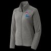Women's Heather Microfleece Full Zip Jacket Thumbnail