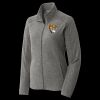 Women's Heather Microfleece Full Zip Jacket Thumbnail
