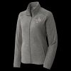 Women's Heather Microfleece Full Zip Jacket Thumbnail