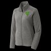 Women's Heather Microfleece Full Zip Jacket Thumbnail