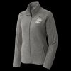 Women's Heather Microfleece Full Zip Jacket Thumbnail