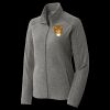 Women's Heather Microfleece Full Zip Jacket Thumbnail