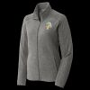 Women's Heather Microfleece Full Zip Jacket Thumbnail