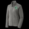 Women's Heather Microfleece Full Zip Jacket Thumbnail
