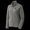 Women's Heather Microfleece Full Zip Jacket Thumbnail