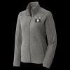 Women's Heather Microfleece Full Zip Jacket Thumbnail