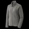 Women's Heather Microfleece Full Zip Jacket Thumbnail