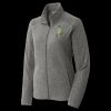 Women's Heather Microfleece Full Zip Jacket Thumbnail
