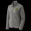 Women's Heather Microfleece Full Zip Jacket Thumbnail