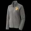 Women's Heather Microfleece Full Zip Jacket Thumbnail