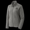 Women's Heather Microfleece Full Zip Jacket Thumbnail