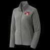 Women's Heather Microfleece Full Zip Jacket Thumbnail