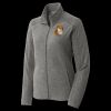 Women's Heather Microfleece Full Zip Jacket Thumbnail