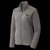Women's Heather Microfleece Full Zip Jacket Thumbnail