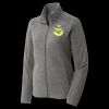 Women's Heather Microfleece Full Zip Jacket Thumbnail