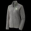 Women's Heather Microfleece Full Zip Jacket Thumbnail