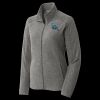 Women's Heather Microfleece Full Zip Jacket Thumbnail
