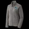 Women's Heather Microfleece Full Zip Jacket Thumbnail