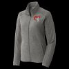 Women's Heather Microfleece Full Zip Jacket Thumbnail