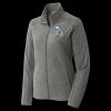 Women's Heather Microfleece Full Zip Jacket Thumbnail