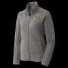Women's Heather Microfleece Full Zip Jacket Thumbnail