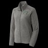 Women's Heather Microfleece Full Zip Jacket Thumbnail