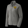 Women's Heather Microfleece Full Zip Jacket Thumbnail