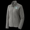 Women's Heather Microfleece Full Zip Jacket Thumbnail