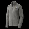 Women's Heather Microfleece Full Zip Jacket Thumbnail