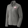 Women's Heather Microfleece Full Zip Jacket Thumbnail