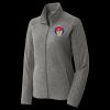 Women's Heather Microfleece Full Zip Jacket Thumbnail